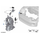 Zbiornik płynu do spryskiwaczy MINI F54 F55 F56 F57 - 61669478908