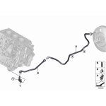 Zawór zwrotny podciśnienie BMW F10 F11 F20 F21 F22 F23 F25 F30 F31 F39 F45 F46 F48 MINI F54 F55 F56 F57 F60 G01 G02 F11 G30 G31 
