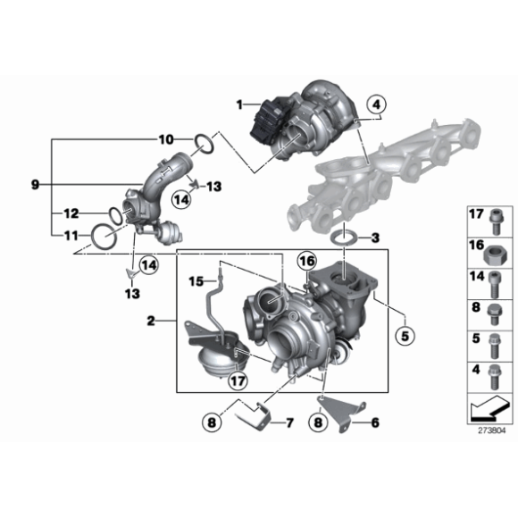 11658516496 Zawór podciśnieniowy turbosprężarki BMW F01 F07 F10 F11 F12 F15 F25 F30 F31 F36 - 11658516496 - Części oryginalne BMW Łódź | Sklep internetowy BMW
