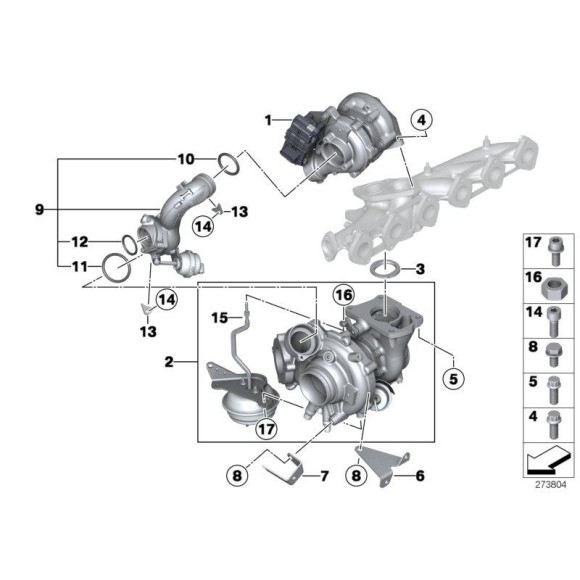 11658516496 Zawór podciśnieniowy turbosprężarki BMW F01 F07 F10 F11 F12 F15 F25 F30 F31 F36 - 11658516496 - Części oryginalne BMW Łódź | Sklep internetowy BMW