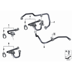 Zawór odpow. zbiornika z przewodem BMW E70 F01 F07 F10 F12 F25 F30 F36 M2 - 13907636156