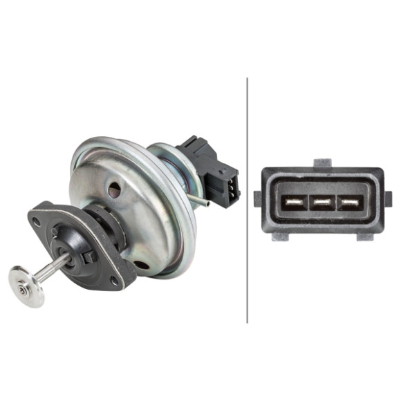 Zawór AGR EGR BMW E60N E81 E90 E88 E91 E92 E93 E83 X3 320d 318d 118d 120d 520d - 11717801942