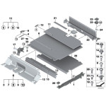 Zawias podłogi bagażnika BMW F15 F16 F85 F86 X5 X6 - 51477415419