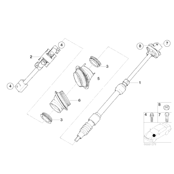 32306778609 Śruba torx BMW E46 E53 X5 E60 E61 E63 E65 E71 E83 X3 E90 E91 F01 F07 F10 F12 F15 F16 F20 F21 F25 F30 F39 MINI F55 F56 F60 G01 G1 - Części oryginalne BMW Łódź | Sklep internetowy BMW