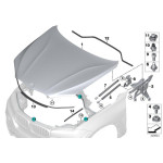 41007381782 Zawias mocowanie pokrywy silnika maski przód prawy BMW F15 F16 X6 F85 F86 X5 25d 28i 30d 30i 35d 35i 40d 40e 50d 50i - 410073817 - Części oryginalne BMW Łódź | Sklep internetowy BMW