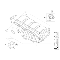 Czujnik ciśnienia MINI R55 R56 R57 One Cooper - 13627539811