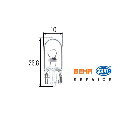 Żarówka kierunkowskazu 12V W5W BMW E30 E32 E34 E46 E36 E90 E39 E60 E38 E65 E53 E70 E87 E81 F01 F10 F07 F12 F20 F30 - 63217160797
