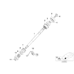Łożysko wałka kolumny kierowniczej BMW E24 E28 E30 E32 E34 E36 Z3 - 32311158686