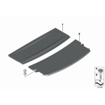 51497396721 Zaczep półki tylnej czarny BMW F34 F34N F36 F36N - 51497396721 - Części oryginalne BMW Łódź | Sklep internetowy BMW