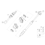 Pierścień uszczelniający kolumny kierownicy BMW E38 E39 E53 X5 - 32316759546