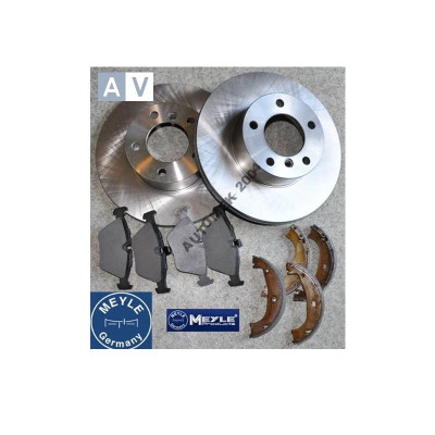 Tarcze + Klocki + Sszczęki Tył BMW E39 525 528