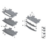 51757290659 Wygłuszenie maski silnika BMW F15 F16 25d 30d 35d 35i 40d 50i 50d - 51757290659 - Części oryginalne BMW Łódź | Sklep internetowy BMW