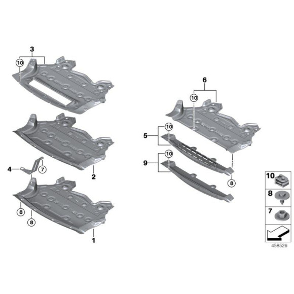 51757290659 Wygłuszenie maski silnika BMW F15 F16 25d 30d 35d 35i 40d 50i 50d - 51757290659 - Części oryginalne BMW Łódź | Sklep internetowy BMW