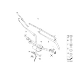 Wycieraczki komplet BMW X6 E71 X5 E70 3,0d 3,0i 4,8i M 30dx 40dx 35ix 40ix 50iX - 61610034739