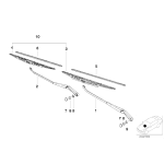61619069197 Wycieraczki E36 - Oryginał BMW - 61619069197 - Części oryginalne BMW Łódź | Sklep internetowy BMW