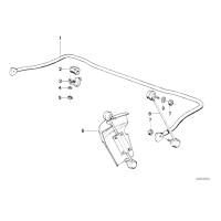 Łącznik stabilizatora przód BMW E34 E32 E31 520 525 530 540 730 740 - 31351134582