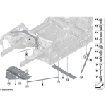 51617456115 Wspornik przód BMW G22 G23 G26 - 51617456115 - Części oryginalne BMW Łódź | Sklep internetowy BMW
