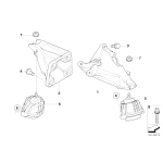 22116768799 Poduszka silnika BMW E81 E84 E87 E88 E90 E91 E92 E93 116d 118d 120d 316d 318d 18d 20d M47N2 N47 - 22116768799 - Części oryginalne BMW Łódź | Sklep internetowy BMW