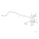 Guma stabilizatora tył BMW E34 525ix E36 318is 320i 325i 325tds 17mm - 33551136491