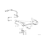 Łącznik wahacza tył BMW E34 E32 E28 728 730 735 740 750 520 525 530 535 540 M5 - 33321126476