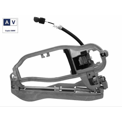 Wspornik klamki zewnętrznej drzwi przód prawe BMW X5 E53 3,0d 3,0i 4,4i 4,6is 4,8is - 51218243616