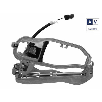 Wspornik klamki zewnętrznej drzwi przód lewe BMW X5 E53 3,0i 3,0d 4,4i 4,6is 4,8is - 51218243615
