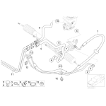 Przewód ciśnieniowy wspomagania BMW E53 X5 3,0d M57 - 32416757922