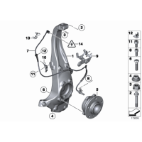 31206850158 Piasta koła przód BMW F01 F06 F07 F10 F11 F12 F13 640 650 520 523 525 528 530 535 550 730 740 750 760 - 31206850158 - Części oryginalne BMW Łódź | Sklep internetowy BMW