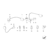 12621288158 Czujnik temp. wody BMW E30 E32 E38 324td E34 524td 730 740530 540 - 12621288158 - Części oryginalne BMW Łódź | Sklep internetowy BMW