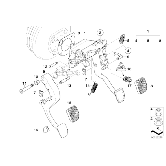 Włącznik świateł stop BMW E39 E38 E46 E60 E63 E65 X5 X6 X3 E81 E87 E90 E91 F01 F07 F10 F25 Mini - 61316967601