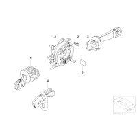 Przełącznik wycieraczek tył BMW E39 E46 X5 X3 touring compact - 61318363669