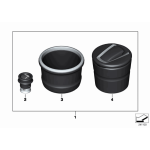 Wkład zapalniczki BMW E31 E36 E38 E39 E46 E90 F01 F10 X1 X3 X5 MINI  - 61349308246