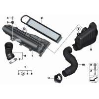 Filtr powietrza MINI R55 One Clubman Cooper R56 R57 One Eco R58 R60 - 13717534825