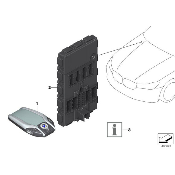 Wiązka asystenta parkowania BMW G11 G12 725 730 740 750 - 61116816064