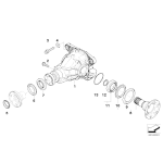 O-ring BMW E23 E24 E28 E30 E31 E32 E34 E36 E38 E46 E63 E81 E85 E90 E92 K14 Z3 - 33111214144