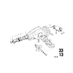 Tulejka mocująca BMW 114 2002 E21 E30 E36 - 33121200259
