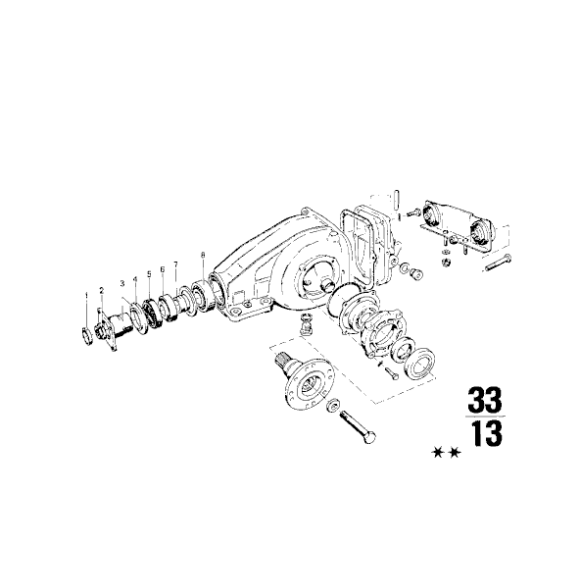 Tulejka mocująca BMW 114 2002 E21 E30 E36 - 33121200259