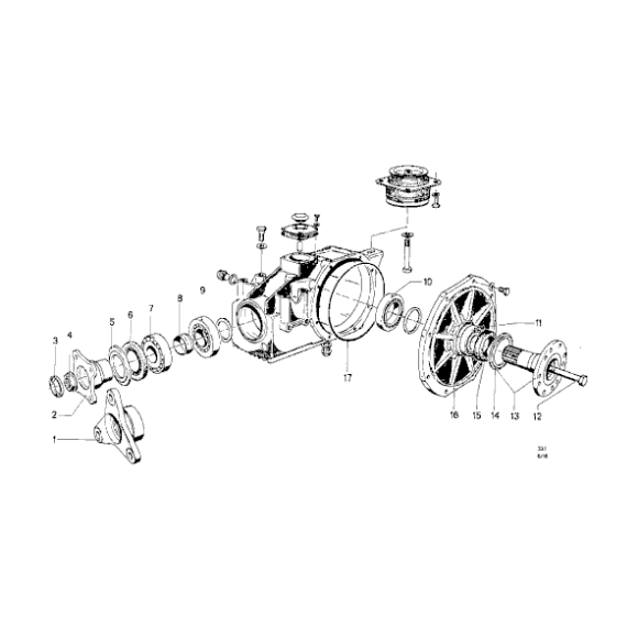 Tulejka mocująca BMW E12 E23 E24 E28 E3 E30 E32 E34 E36 E9 Z1 - 33121744368