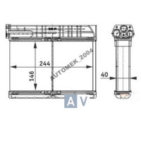 Nagrzewnica BMW E36 318 320 323 325