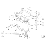 Śruba z podkładką BMW E36 E46 E60 E61 E83 E85 E86 E89 F80 F82 F83 F87 R60 R61 - 33176760337