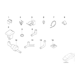 Uchwyt przewodu BMW E36 Z3 316 318 320 323 325 328 - 33181181310