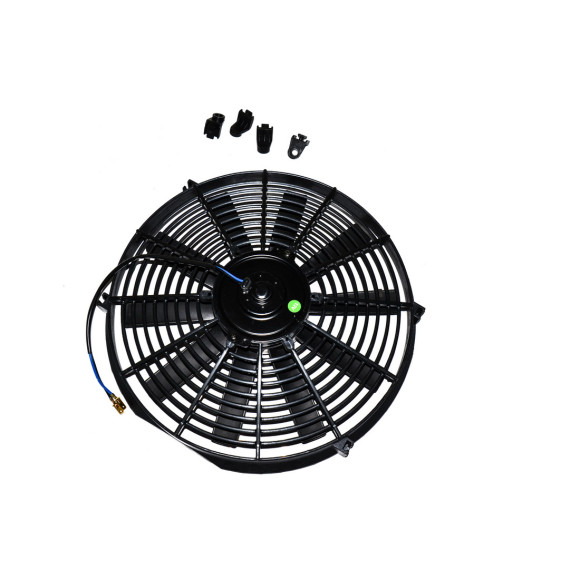 Wentylator płaski ssący 14" 12V uniwersalny BMW E30 E36 E46 E60 E39 E90