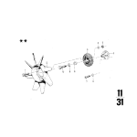 Wentylator łopatki BMW E30 E21 E28 E23 - 11521271846