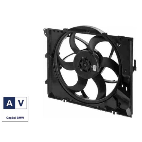 Wentylator chłodnicy BMW E81 E84 X1 E87 E90 E91 E92 prod po 03.2010r. - 17117590699