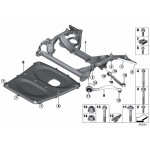 Wahacz przód lewy BMW F80 F82 F83 F87 M2 M3 M4 - 31122284531