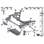 Wahacz przód prawy BMW F20 F21 F22 F23 F30 F31 F32 F33 F34 F36 - 31126852992