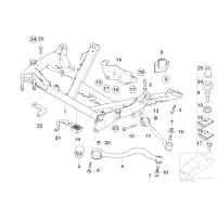 Wahacz przód E39 górny - Oryginał BMW - 31121141717