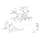33326770060 Wahacz tył prawy górny BMW E38 725tds 728i 730i 730d 735i 740i 740d 750i - 33326770060 - Części oryginalne BMW Łódź | Sklep internetowy BMW