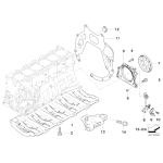 11147787262 Uszczelnienie wału korbowego BMW E46 E60 C5 E53 E87 E90 520d 525d 530d 318d 320d 330d - 11147787262 - Części oryginalne BMW Łódź | Sklep internetowy BMW