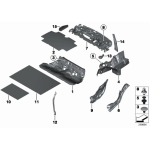51487301069 Uszczelka ścianki bocznej lewa BMW F30 F31 316 318 320 325 328 330 335 340 - 51487301069 - Części oryginalne BMW Łódź | Sklep internetowy BMW